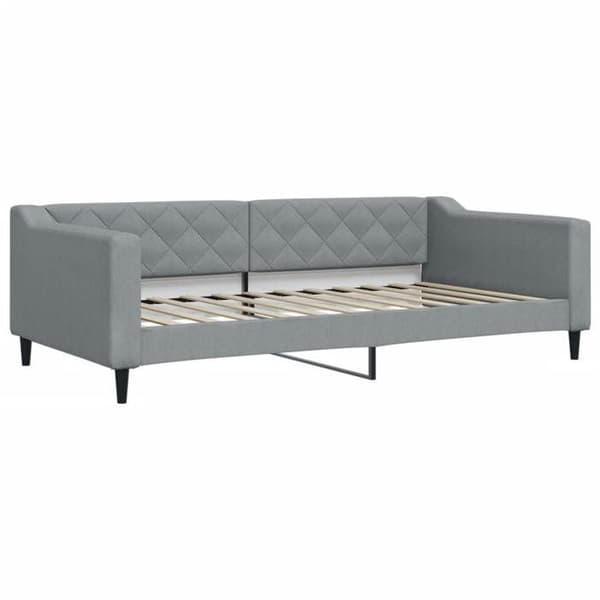 Maison Exclusive - Sovesofa med udtræk uden madras lys grå 100x200 cm