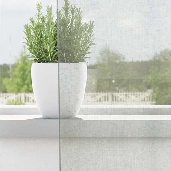 Verho - MAISON EXCLUSIVE - 140x300 cm (2 kpl) - Vaaleanharmaa - Renkaat - 100% polyesteri ljusgrått