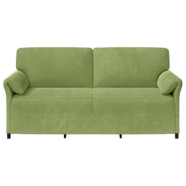 Maison Exclusive - Sofa 3 pladser Lys grøn 198 x 83 x 95 cm Velour