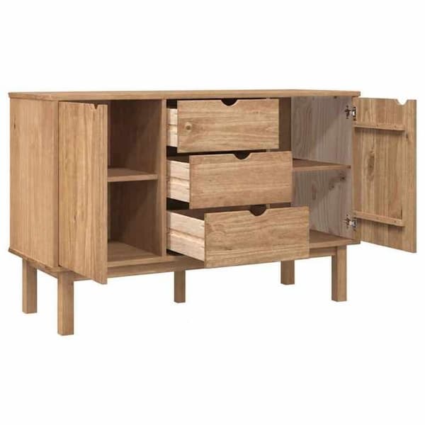 Maison Exclusive - Buffé OTTA 113,5x43x73 cm Massivt furu