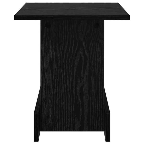 Maison Exclusive - Sidebord Sort eg 35,5 x 35 x 40 cm Ingeniørtræ