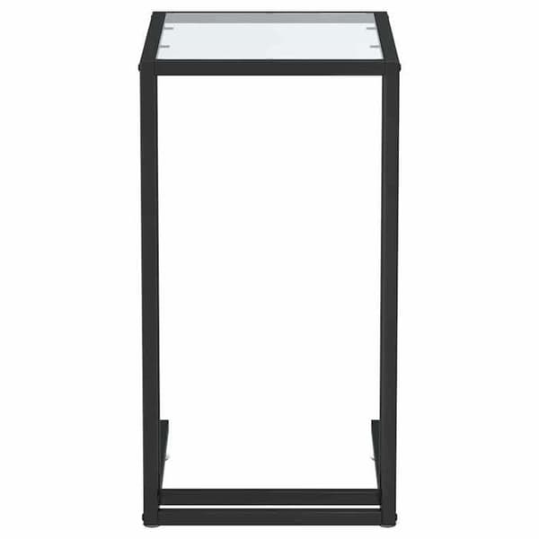 Maison Exclusive - Computer sidebord Transparent 50x35x65 cm Hærdet glas Transparent