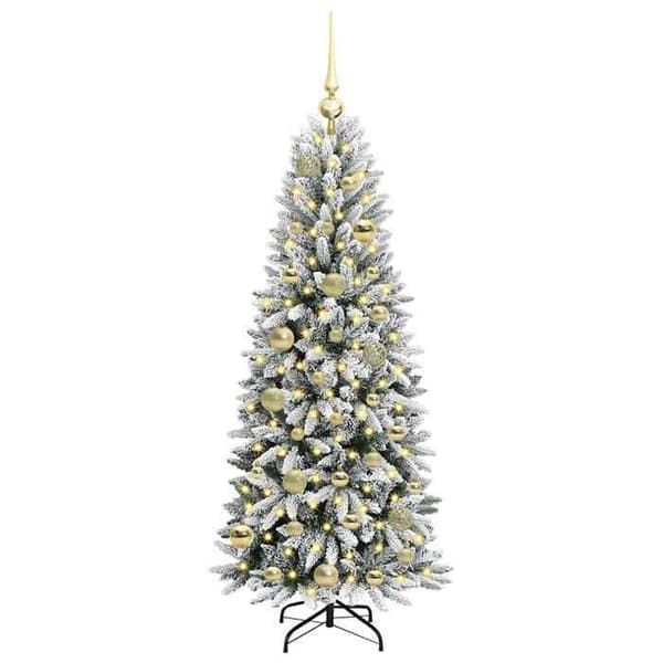 Maison Exclusive - Konstgjord Julgran Vit 120 cm Vit