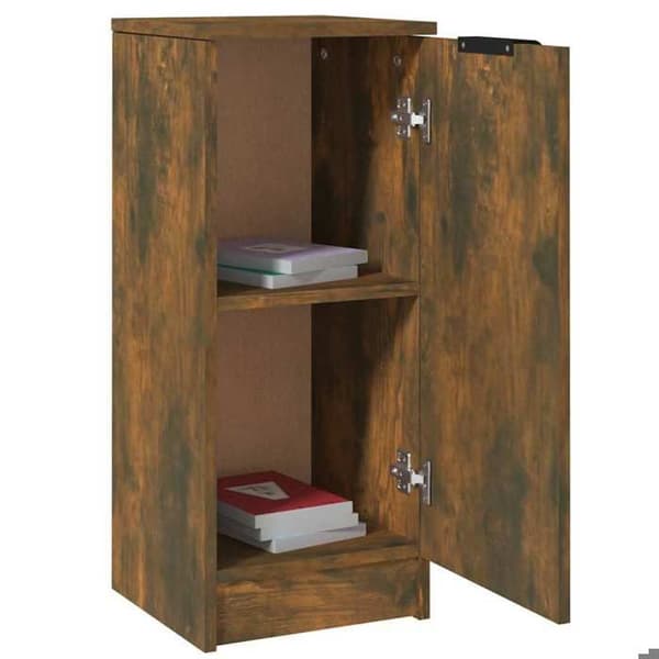 Maison Exclusive - Buffé Ek rökt 30x30x70 cm Ingenjörsträ