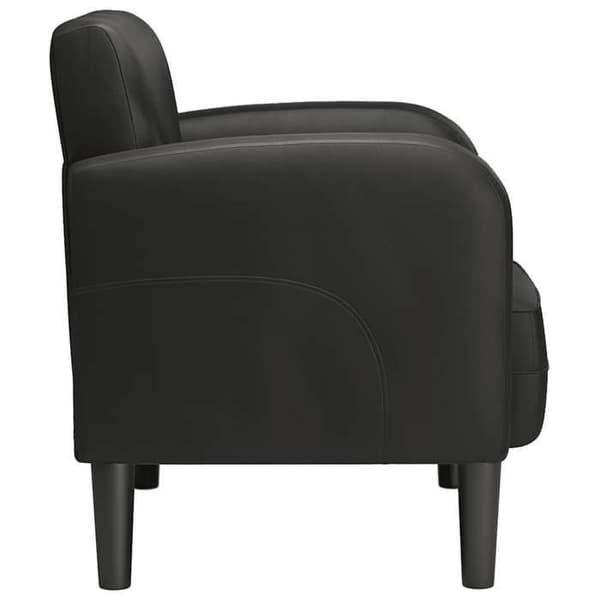 Maison Exclusive - Sofa stol med armlæn sort 54 cm kunstlæder Svart