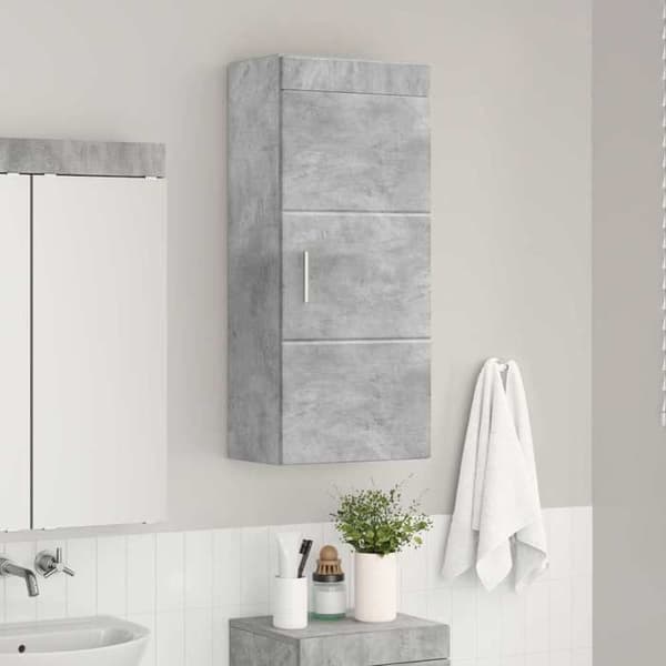 Maison Exclusive - TULUM Betoni-harmaa kylpyhuoneen seinäkaappi