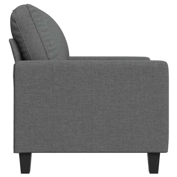 Maison Exclusive - Tummanharmaa nojatuoli 60 cm Kangas