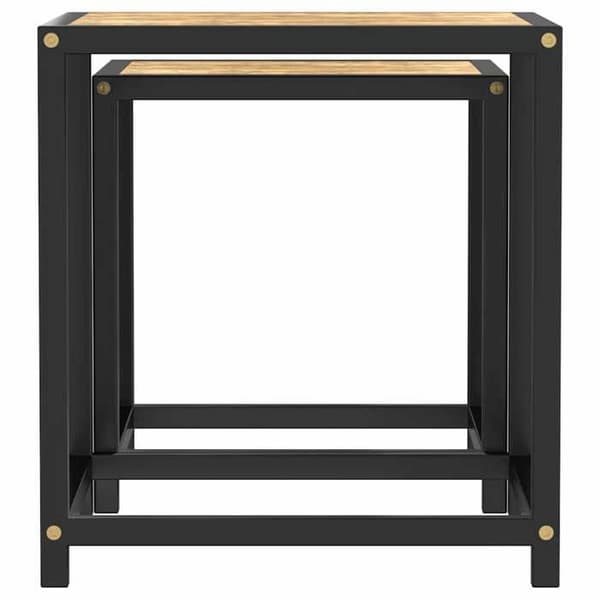 Maison Exclusive - Teborde 2 stk MDF Sort og gul