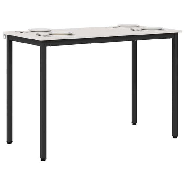 Maison Exclusive - Spisebord / Middagsbord Hvid 110 x 55 x 75 cm Vit