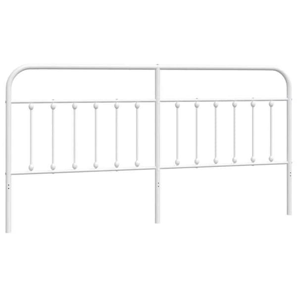 Maison Exclusive - Erstatnings hovedgærde i hvid metal 193 cm Vit