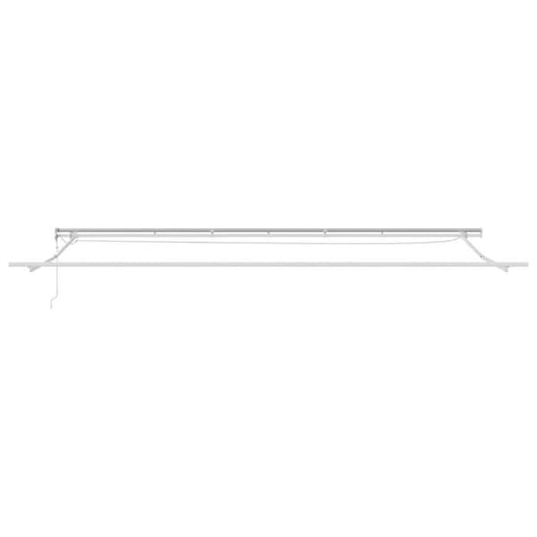Maison Exclusive - Elektrisk markis med LED och sensor 6 x 3 m Bordeaux Bordeaux