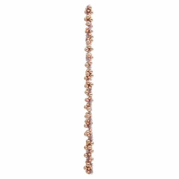 Maison Exclusive - LED Julebold Guirlande Rosa Guld 186 cm Polystyren rosa guld