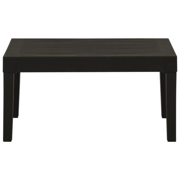 Havemøbelbord - Eksklusivt Hus - Plastik - Grå - 65 x 65 x 33 cm