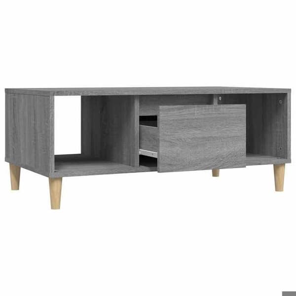 Maison Exclusive - Soffbord Sonoma grå 90x50x36,5 cm Ingenjörsträ Sonoma grå