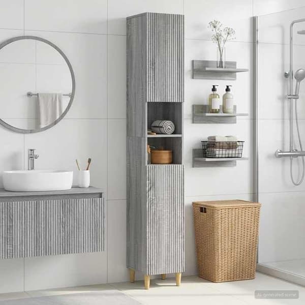 Maison Exclusive - Badeværelsesskab med Åben Hylde ARNHEM