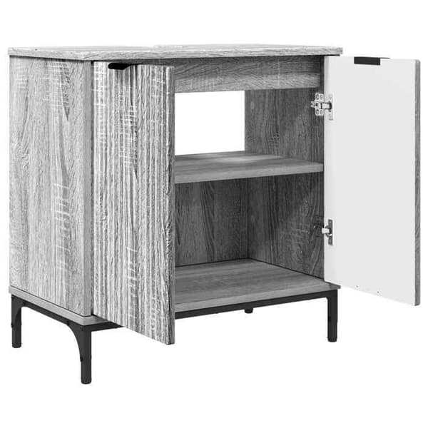 Maison Exclusive - Grå Sonoma Badrum Handfat Möbel Gris Sonoma