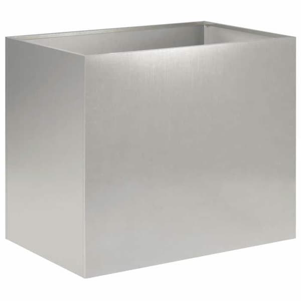 Maison Exclusive - Trädgårdskrukor 2 st Silver 60 x 40 x 50 cm