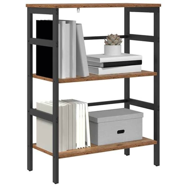 Maison Exclusive - Reol 2 niveauer 60 x 29,5 x 81 cm Ingeniørtræ