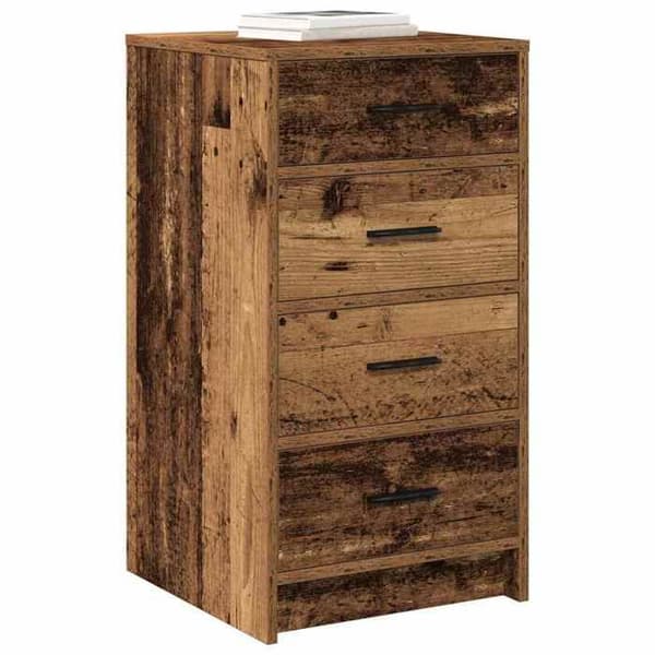 Buffé - EXKLUSIVT HUS - 40 x 41 x 75 cm - Ingenjörsträ - Matt finish - Rymlig förvaring Ej specificerat