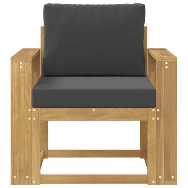 Maison Exclusive - Utomhussoffa i polyester vit och antracit