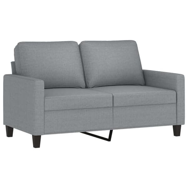 Maison Exclusive - Sæt af 4 sofaer med puder Lys grå Stof