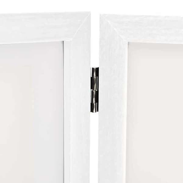 Maison Exclusive - Fällbar ram vit 28x18 cm + 2x(13x18 cm) Vit