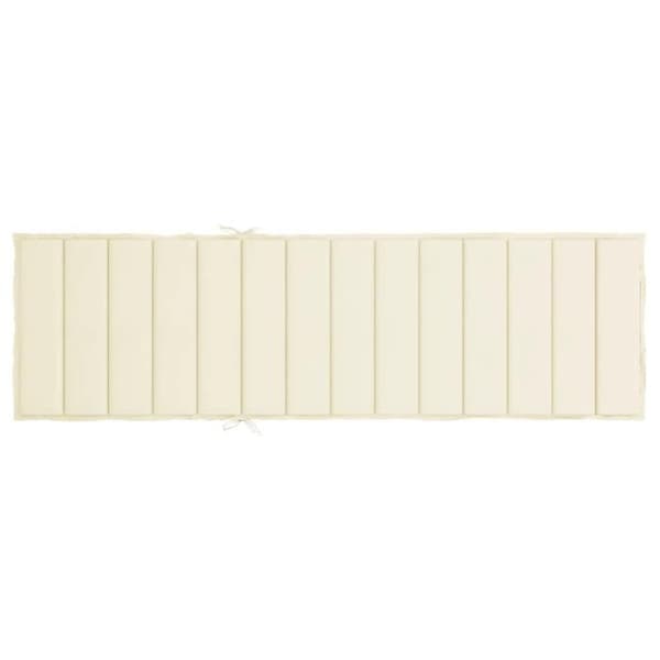 Maison Exclusive - Stolar med långsittande kuddar Oxford tyg (100% polyester) Kräm Grädde