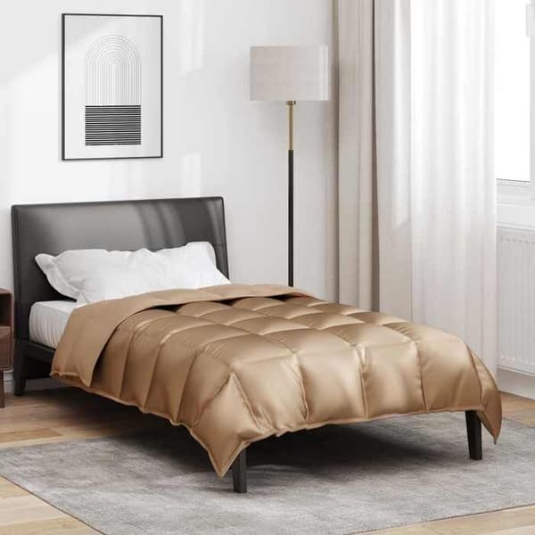 Vinterdyna - EXKLUSIVT HEM - Modern - 155x220 cm - 450 g/m² - Guld gyllene