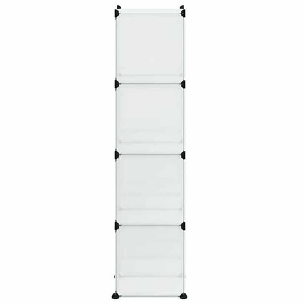 Maison Exclusive - Opbevaringsbokse 9 stk Transparent PP Transparent