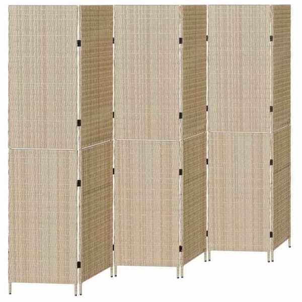 Maison Exclusive - Beige Skärm 292 x 180 cm polyrotin beige