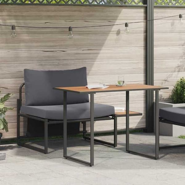 Maison Exclusive - 2 stk. Patio Møbler i Stål Antracit Stål