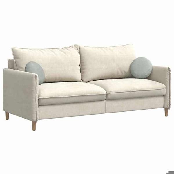 Maison Exclusive - Sittkuddar 2 st Sammet Ljusgrå Ø30 x 13 cm Ljusgrått