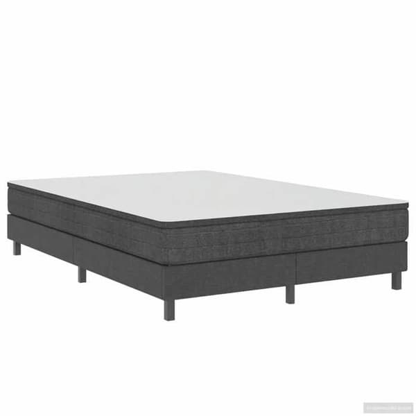 Maison Exclusive - Sängbotten med lameller Grått Tyg 160x200 cm Grå