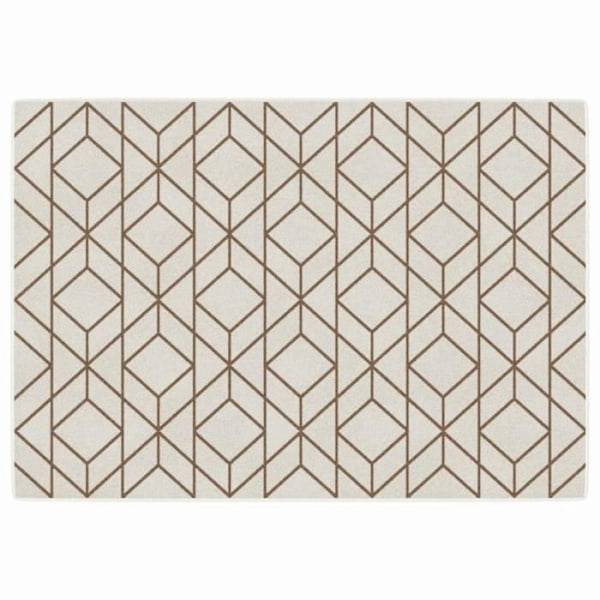 Kort lugg matta inomhus utomhus 160x230cm halkfri0 [cm] Beige