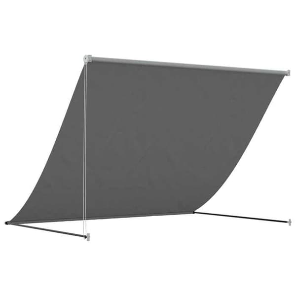 Maison Exclusive - Fällbart tak i antracit 250x150 m tyg och stål