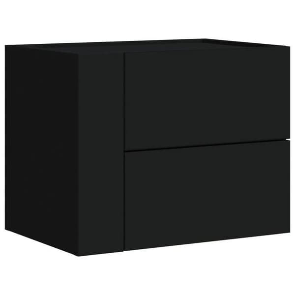 Maison Exclusive - Väggmonterade sängbord 2 st svart 45x30x35 cm