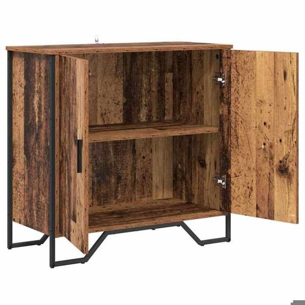 Maison Exclusive - Buffé i gammalt trä 78 x 35 x 74,5 cm