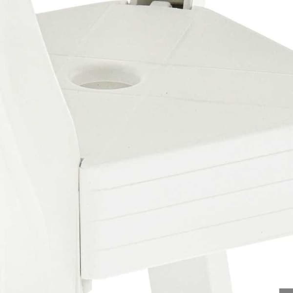Maison Exclusive - Bistrobord Vit 70x70x72 cm Plast