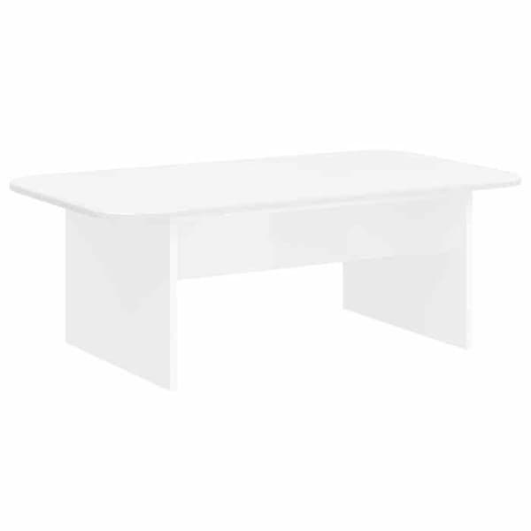 Maison Exclusive - Låg bord Vit 93 x 53 x 33 cm Ingenjörsträ Vit
