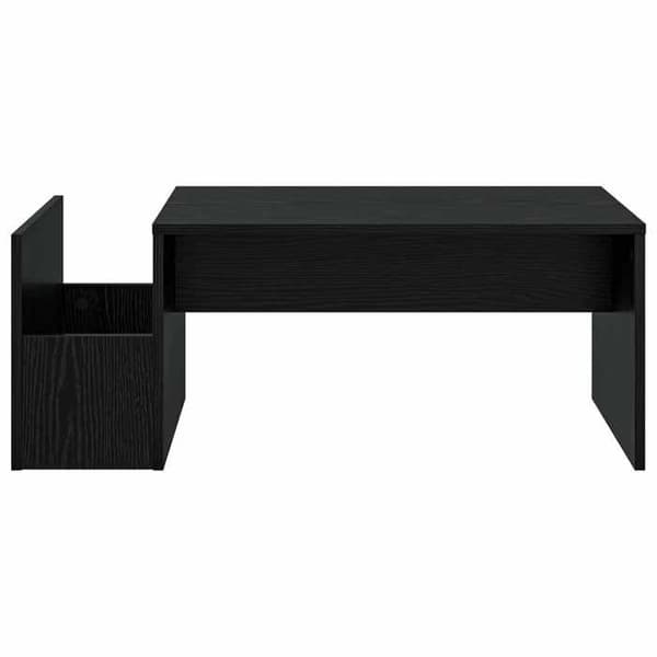 Bord - EKSKLUSIV HUS - 90 x 45 x 35 cm - Sort eg - Ingeniørtræ - Rektangulær svart ek