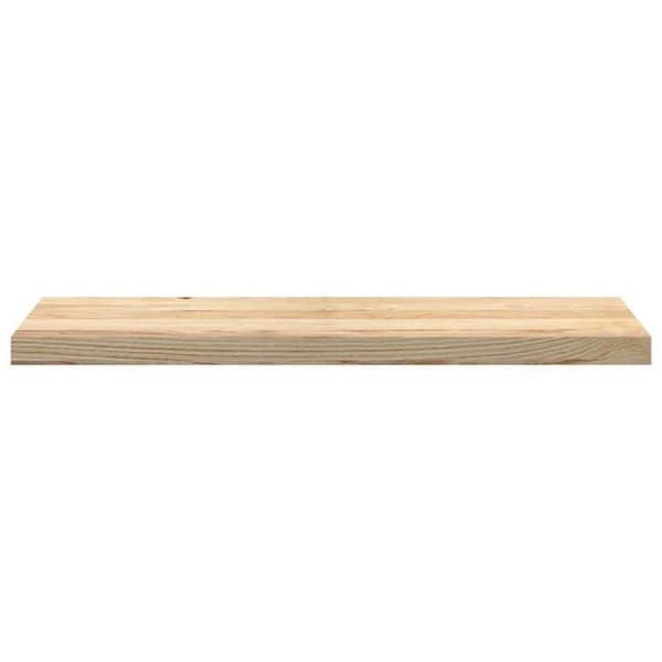 Maison Exclusive - Trappe trin 12 stk. ubehandlet 90x25x2 cm massiv egetræ Ek (obehandlat trä)