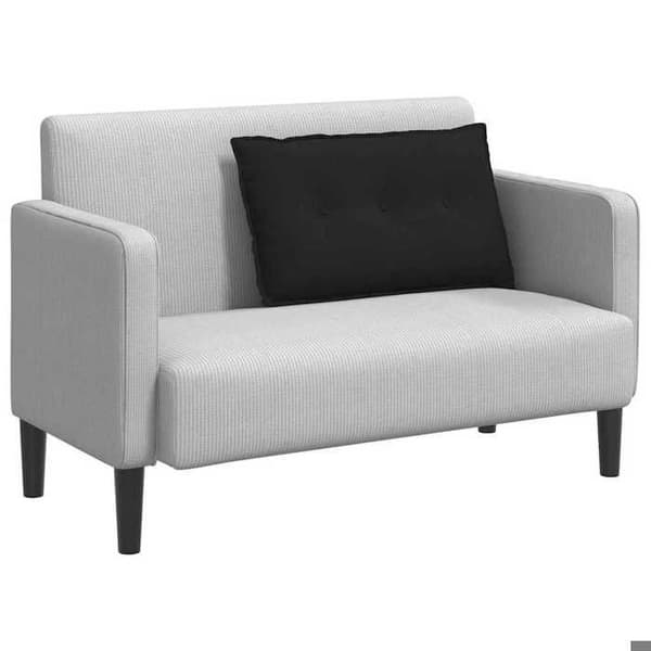 Maison Exclusive - Rygpude Sort 80 x 50 cm Mikrofiberstof