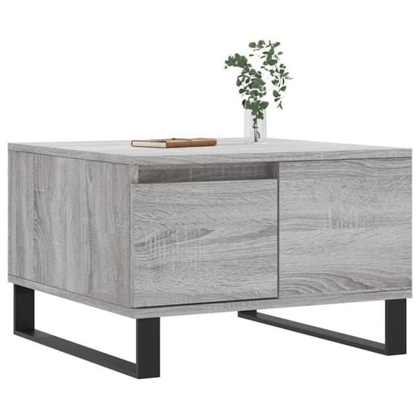Maison Exclusive - Soffbord sonoma grå 55x55x36,5 cm ingenjörsträ