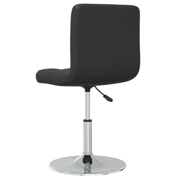 Maison Exclusive - Matstolar set om 6 svart konstläder