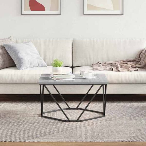 Maison Exclusive - Soffbord Grå Sonoma 80 x 80 x 45 cm Gris Sonoma