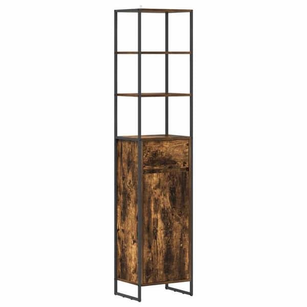 Maison Exclusive - Badeværelsesskab Røget Eg 40 x 30 x 180 cm