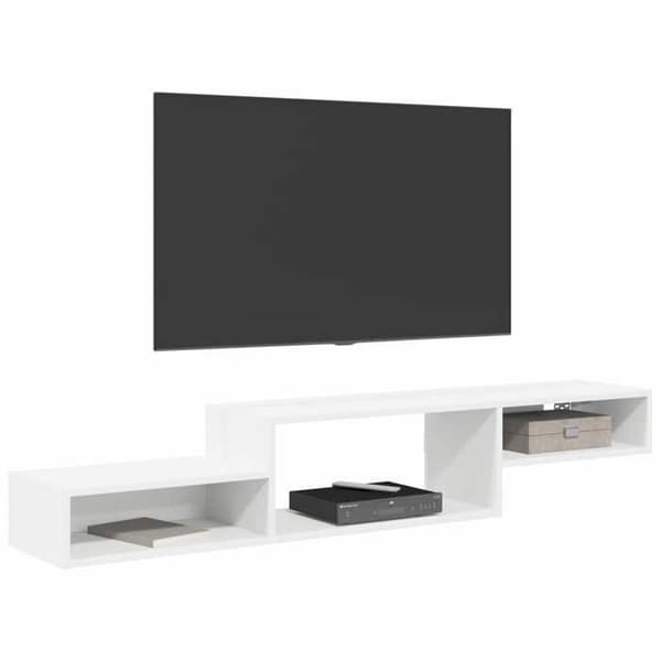 Maison Exclusive - Väggmonterad TV-möbel Vit 150 x 28 x 26 cm Vit
