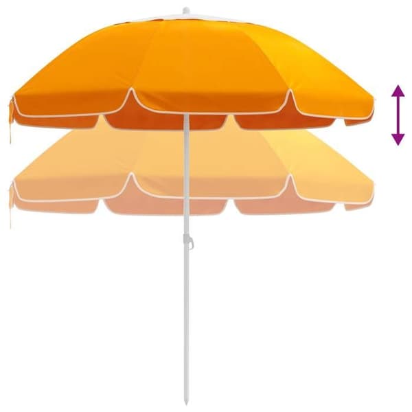 Maison Exclusive - Haveparasol 240 cm polyester 170T Orange