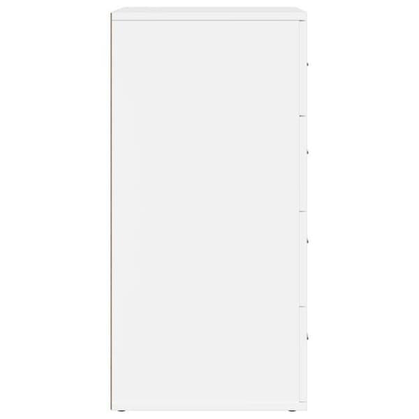 Maison Exclusive - Bufféer 2 st vit 60x39x80 cm ingenjörsträ