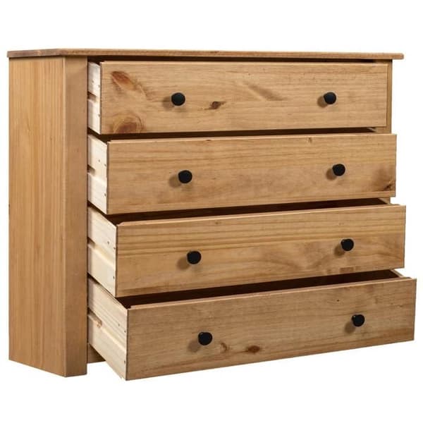 Maison Exclusive - Sidoskåp 80x40x73 cm Furu Assortiment Panama Tall